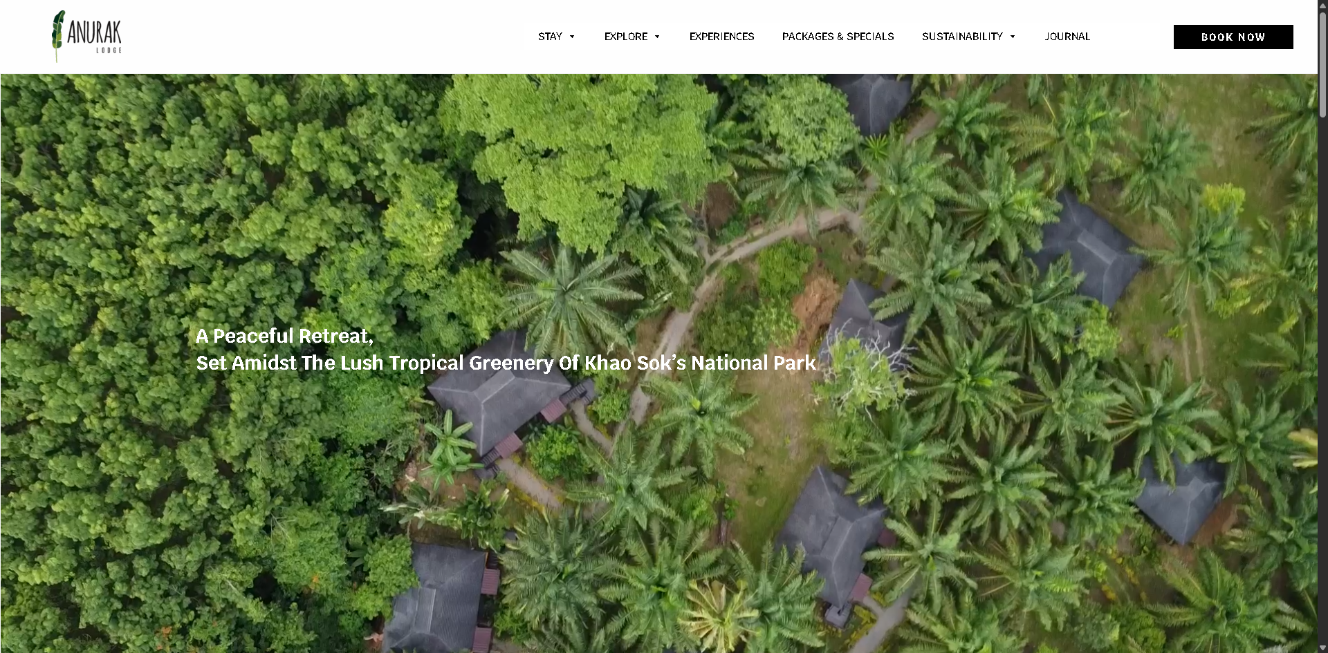 Preview website Anurak Lodge